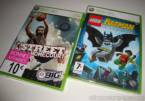 NBA Street Homecourt et Lego Batman 