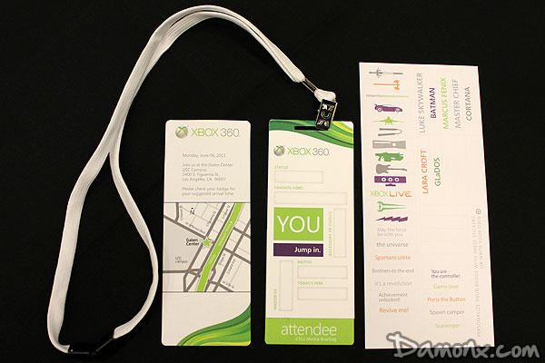 [E3 2011] Le Pass de la Conférence Xbox