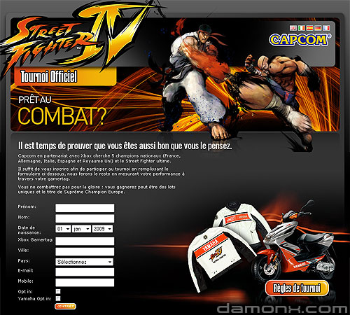 Tournoi officiel Street Fighter IV