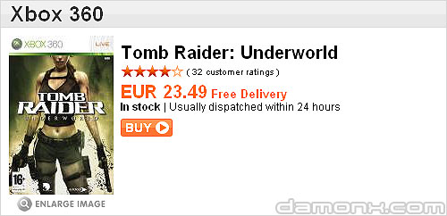 Tomb Raider Underworld sur Xbox 360