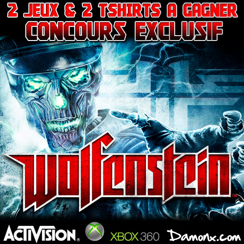 Concours Exclusif - Jeux Wolfenstein Xbox 360 à Gagner