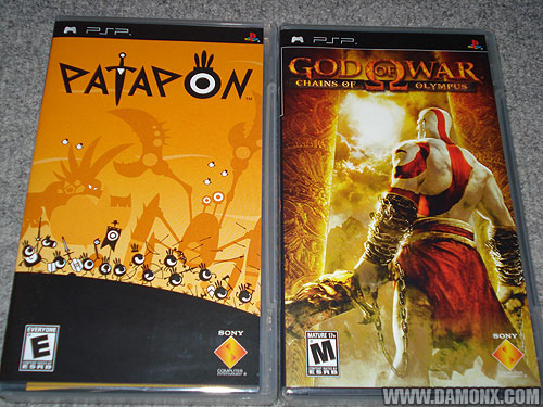 God of War Chains of Olympus et Patapon