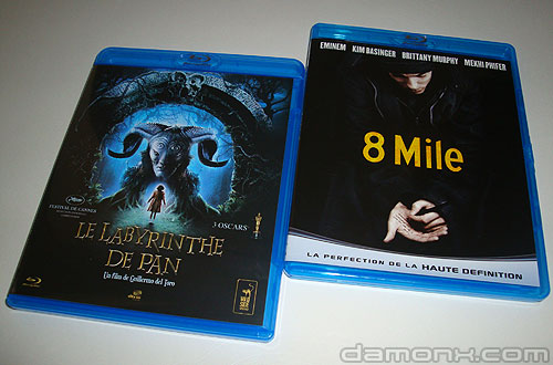 Blu Ray 8 Mile et Le Labyrinthe de Pan