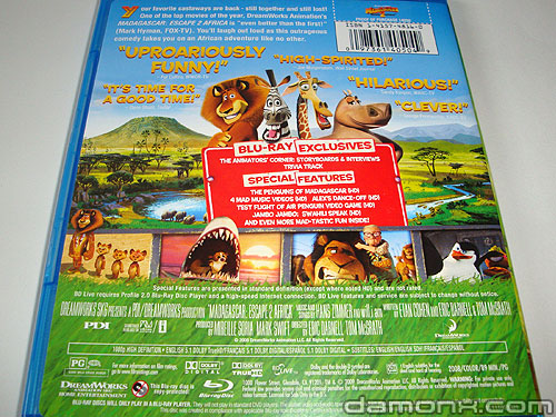 Blu Ray Madagascar 2