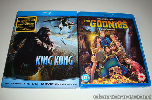 Blu Ray King Kong et Les Goonies