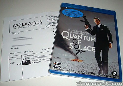Blu Ray Quantum of Solace