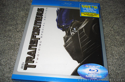 Blu Ray Transformers Special Edition