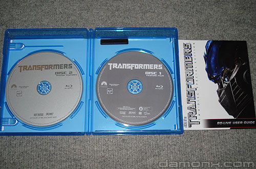 Blu Ray Transformers Special Edition