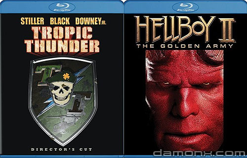 Blu Ray Tropic Thunder Hellboy II