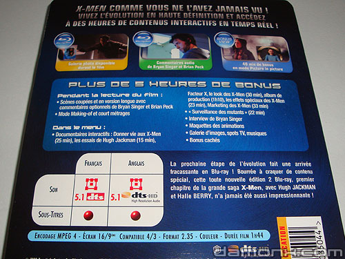 Blu Ray X-Men 1 et 2