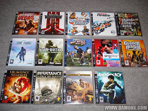 Collection Jeux PS3 Mai 2008