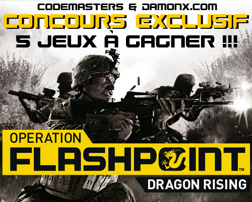 Concours Exclusif - Opération Flashpoint 5 Jeux à Gagner