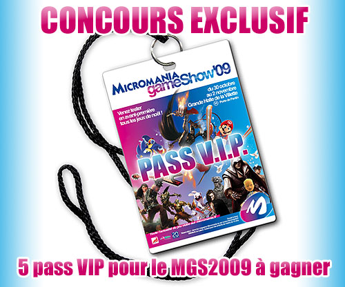 Concours Exclu - 5 Pass VIP pour le Micromania Game Show à Gagner
