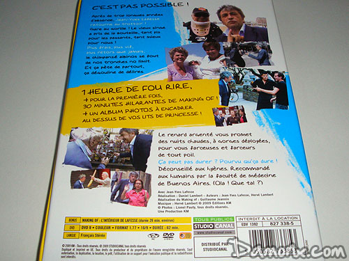 Test DVD La Réouverture de Lafesse