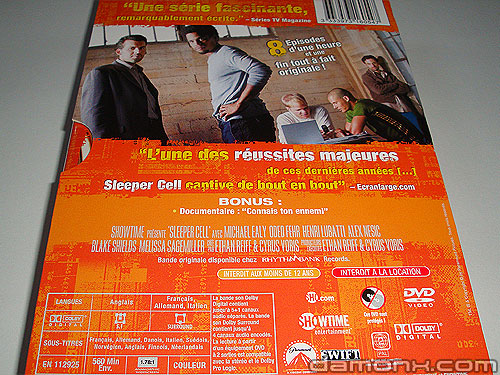 Coffret DVD Sleeper Cell Saison 1