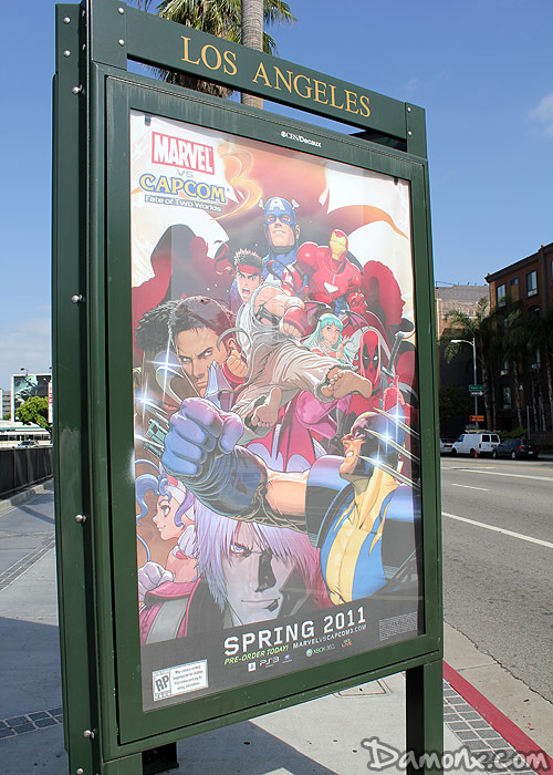 Marvel VS Capcom 3 s'affiche dans la Rue