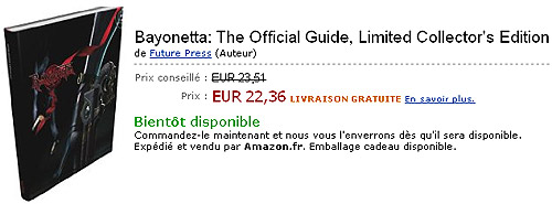 Guide Officiel Bayonetta Edition Collector Limitée