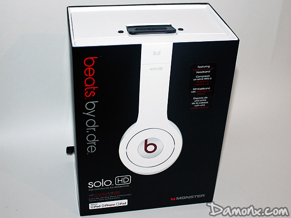 Casque Monster Beats by Dr Dre Solo HD Blanc