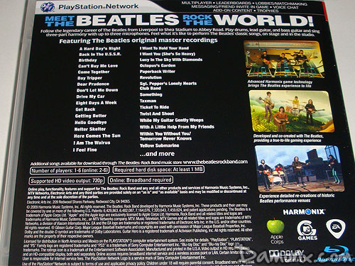 Rockband Beatles sur PS3