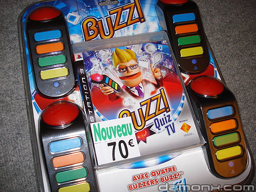 Buzz Quizz TV + Buzzers Sans Fil sur PS3