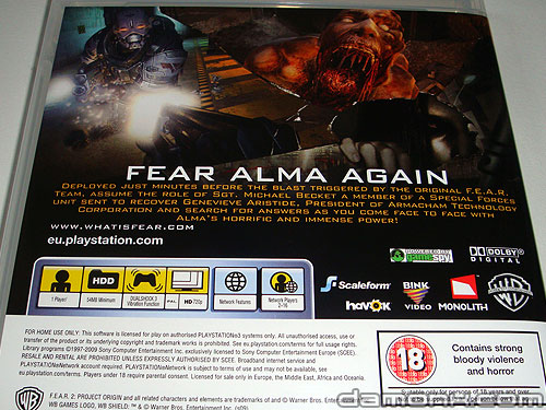 FEAR 2 sur PS3
