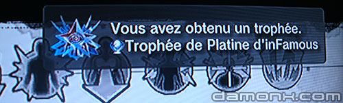InFamous - Trophée Platine... Enfin !