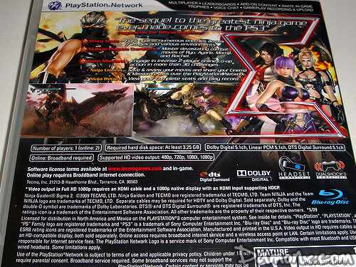 Ninja Gaiden Sigma 2 sur PS3