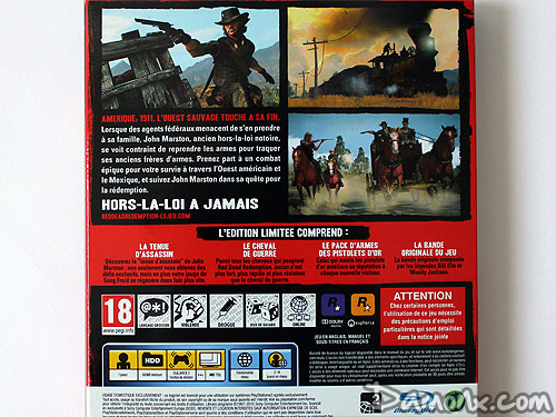 Red Dead Redemption Edition Collector Limitée PS3