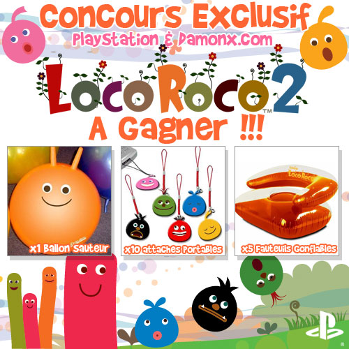 Concours Exclusif Locoroco 2 de Nombreux Lots à Gagner