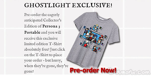 Persona 3 Portable - Collector's Edition + T-shirt