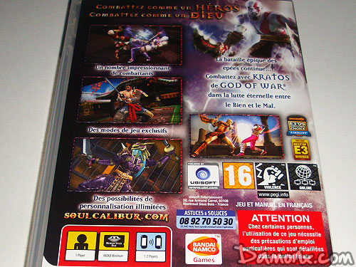 SoulCalibur : Broken Destiny sur PSP