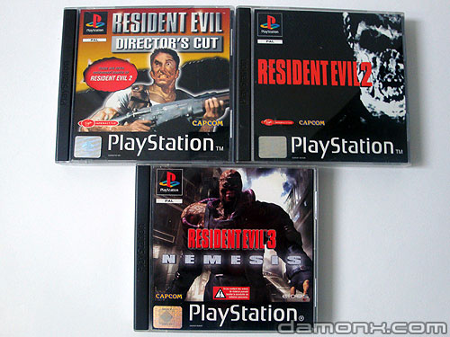 Resident Evil 1, 2 et 3 sur PSone