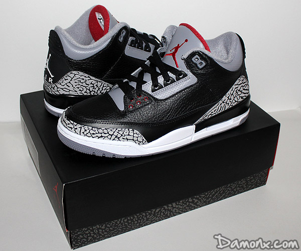 Sneakers - Air Jordan III (3) Black Cement