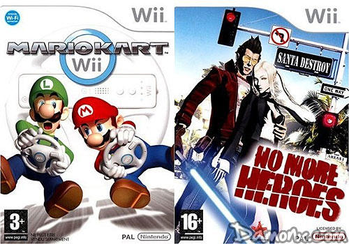 Mario Kart, No More Heroes... Wii
