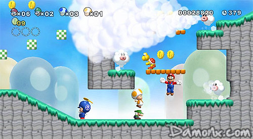 New Super Mario World sur Wii