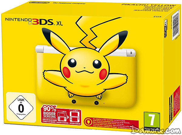 Console Nintendo 3DS XL Limitée Jaune Pikachu