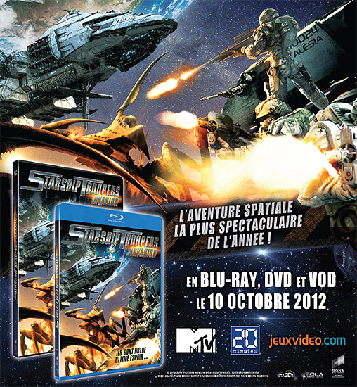 [Concours] Starship Troopers Invasion : Blu Ray et DVD à Gagner !