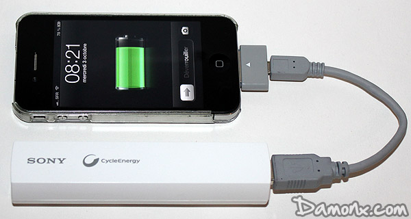 [Test] Chargeur Portable CP-ELSAIP Sony Cyberenergy 