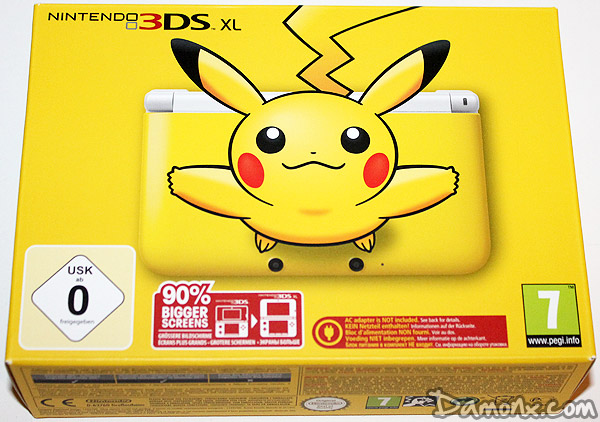 Console Nintendo 3DS XL Limitée Jaune Pikachu