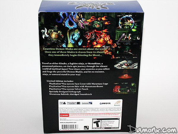 [Unboxing] Muramasa Rebirth Collector’s Edition PS Vita