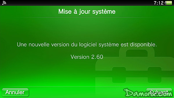 PS Vita – Mise à Jour Firmware 2.60