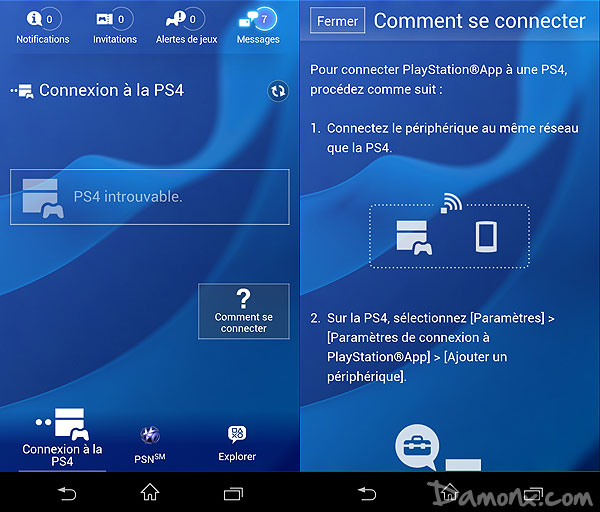 Application Mobile PlayStation