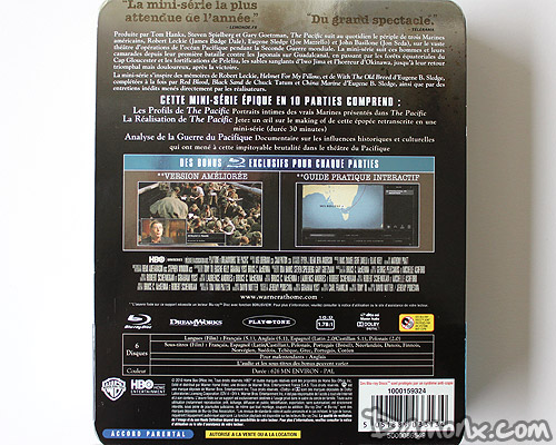 Test Blu Ray Série The Pacific
